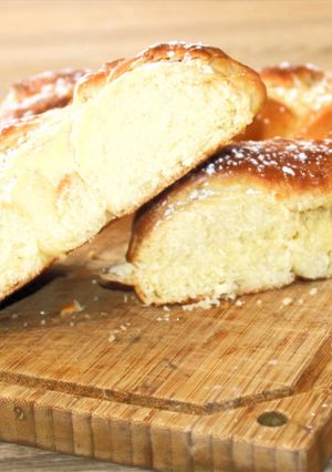 Une photo de Brioche sans beurre, sans œuf