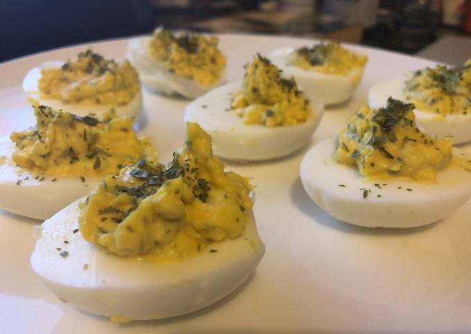 Easiest Way to Make Award-winning Tarragon Deviled Eggs