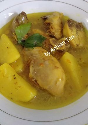 Foto resep Ayam kuah kuning