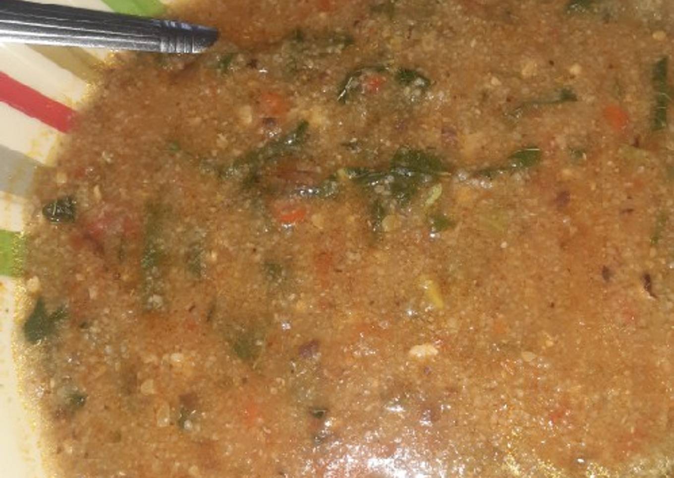 Maize granule porridge