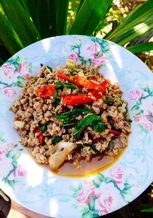 รูปของ ผัดกะเพราคีโต