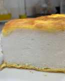 Pastel de merengue saludable a la sartén