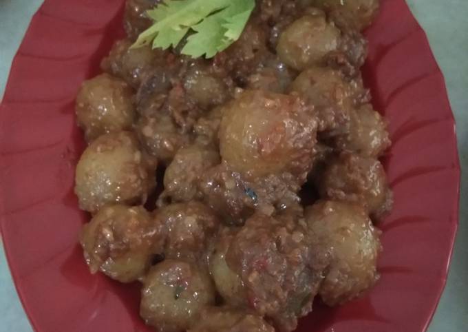 Resep Cilok bumbu kacang Anti Gagal