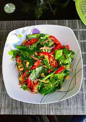 Foto resep Tumis daun melinjo teri