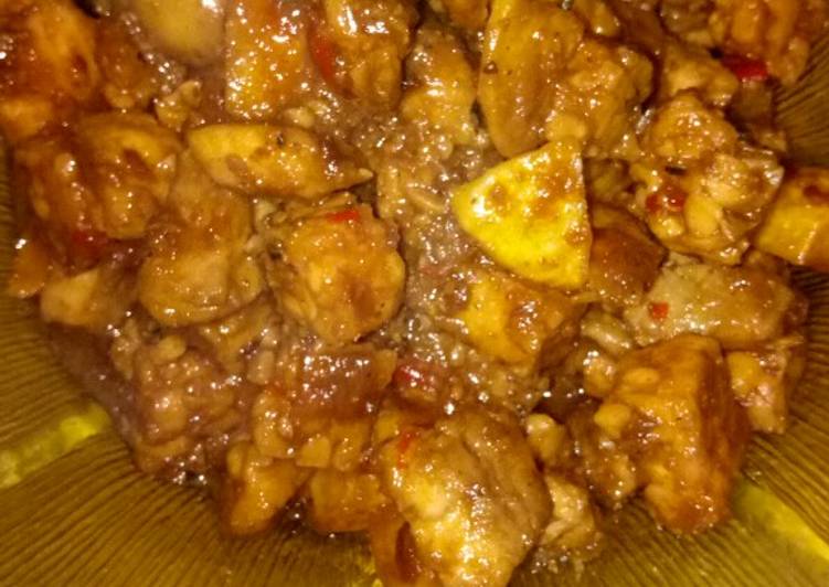 Lele Kentang Tempe bumbu sate
