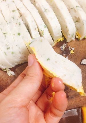 Hình của món Chả cá hấp.