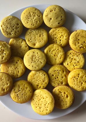 Foto resep Bika ambon mini susu enak lembut bersarang!!