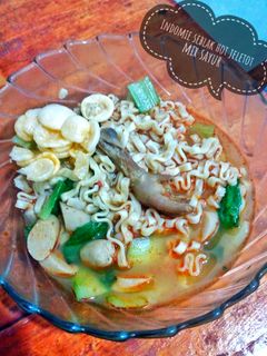 Foto resep Indomie seblak hot jeletot mix sayur