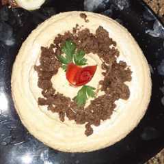 Una foto de Hummus especial