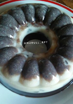 Foto resep Puding Choco Vanila Oreo