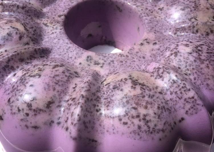 Rahasia Membuat Puding Taro Oreo yang Lezat