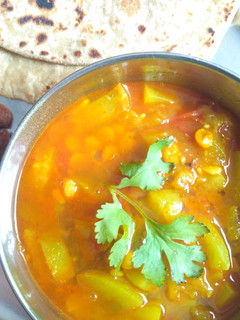 चना घिया दाल (Chana ghiya dal recipe in hindi) रेसिपी मुख्य फोटो
