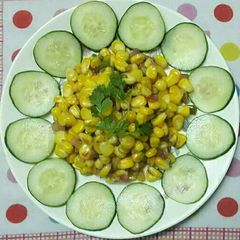 A picture of Masala corn.