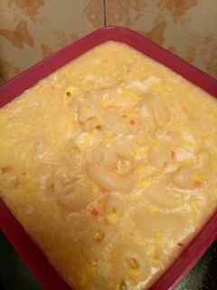 Foto resep Macaroni egg soup creamy mpasi 9m+