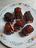 Bombones de yogur y mermelada