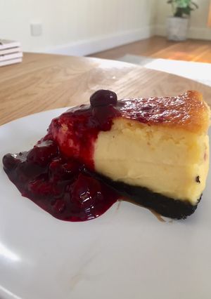 Foto resep Cheesecake Saus Berries