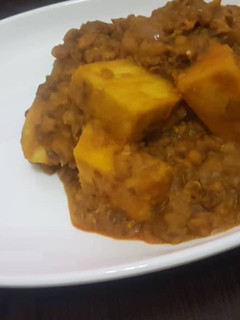 A picture of Yam and beans porridge.