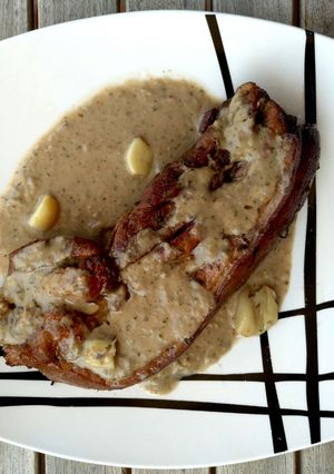 Una foto de Panceta c/vino al horno