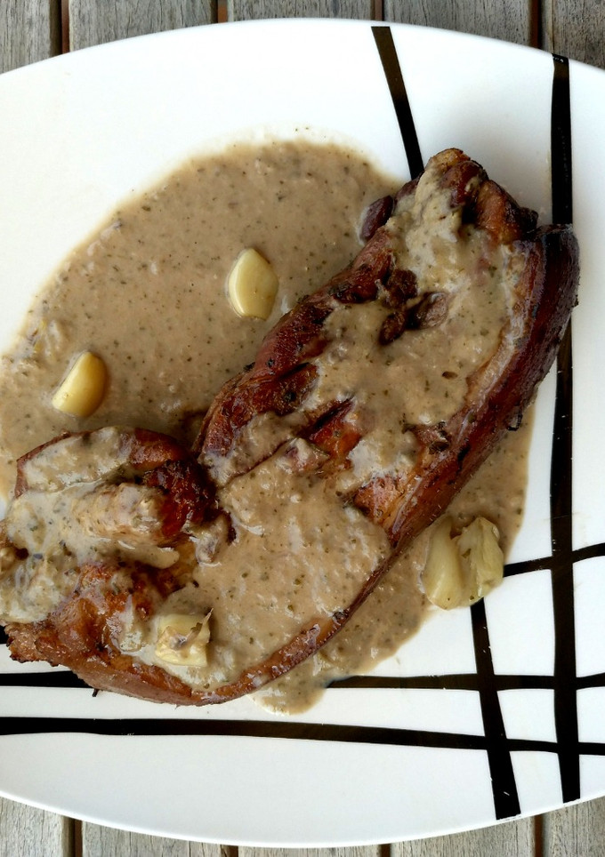 Una foto de Panceta c/vino al horno