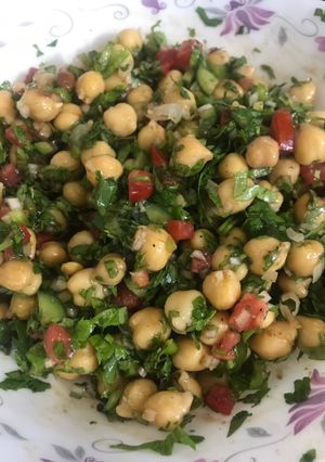 صورة لوصفة سلطه الحمص