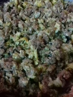 صورة لوصفة لحمه مفرومه مع بيض