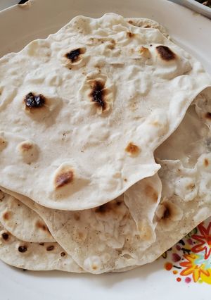 A picture of Homemade tortilla.