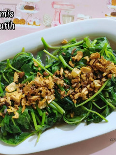 Foto resep Bayam Tumis Bawang Putih