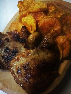 Mézes-mustáros karaj recept fotója