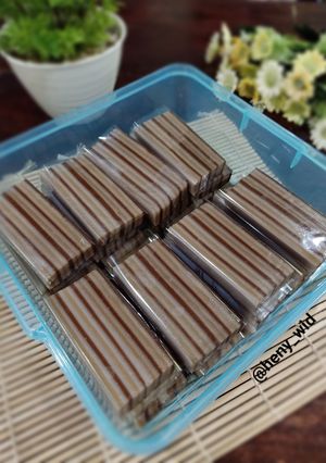 Foto resep Kue Lapis Tepung Beras Coklat Moka