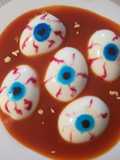 Ojos de zombie de Halloween