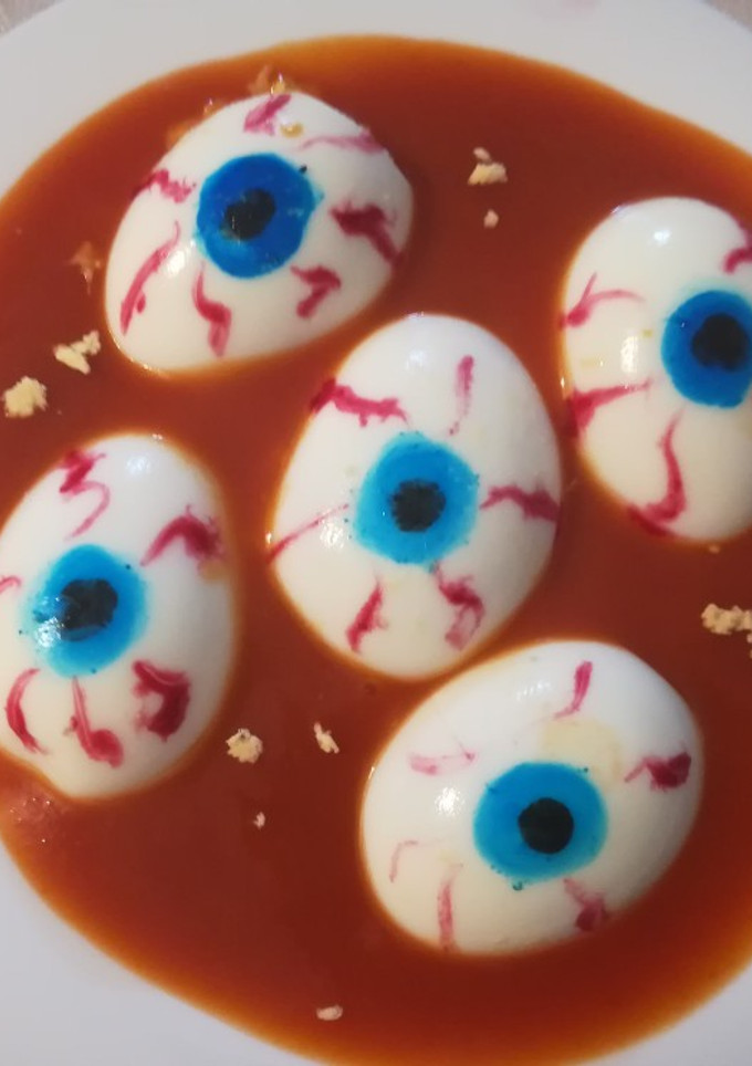 Una foto de Ojos de zombie de Halloween
