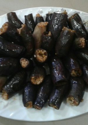 صورة لوصفة محشي الباذنجان