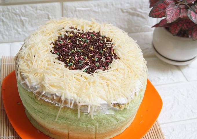 Resep Ogura Pandan Putih telur Anti Gagal