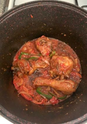 A picture of Stewed |peppered chicken 🍗.