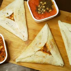 Paneer chilli dosa A picture of Paneer chilli dosa.