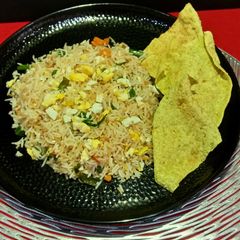 A picture of Chinese Egg Fried Rice.