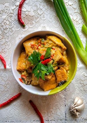 Foto resep Tahu tempe kuah santan