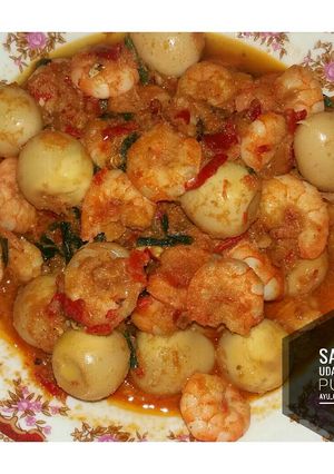 Foto resep Sambel udang telur puyuh