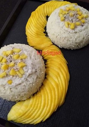 A picture of Mango Sticky Rice.