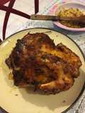 Chicken stuffed with Turkish rice