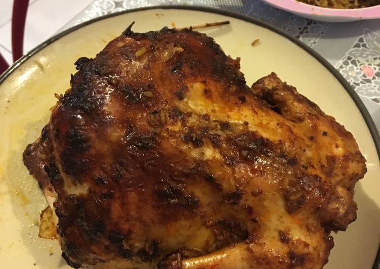 Chicken stuffed with Turkish rice