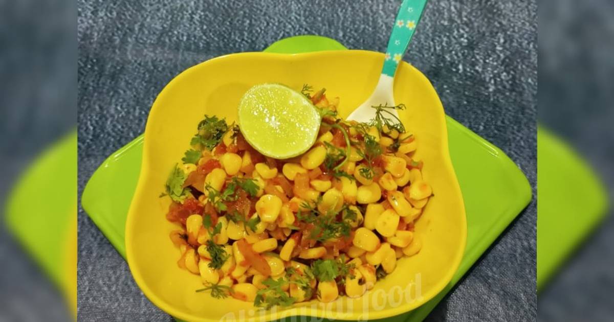 Sweet Corn Chaat Recipe Recipe By Sakshi Nillawar Cookpad