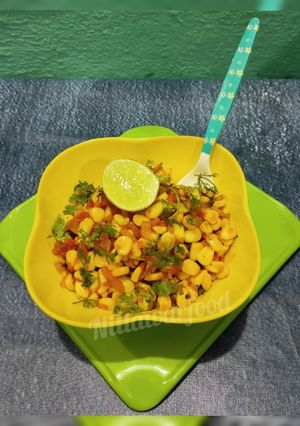 A picture of Sweet Corn Chaat Recipe.