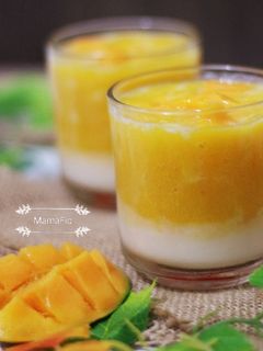 Foto resep Manggo Smoothies with Yoghurt