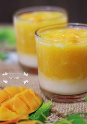 Foto resep Manggo Smoothies with Yoghurt