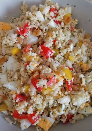 Une photo de Taboulé ou Tabouleh au Oeufs