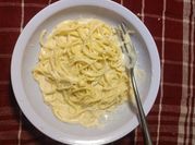 Gambar carbonara keju slice