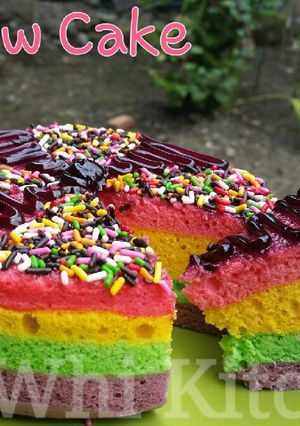 Foto resep Rainbow Cake