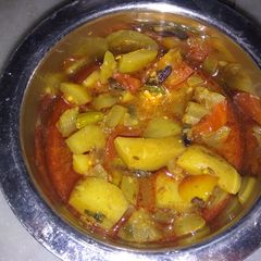 A picture of Shahi lauki.