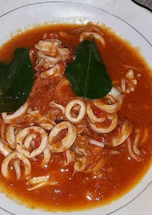 Foto resep Cumi saos pedas manis